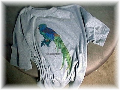 T-Shirt mit Vogel